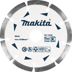 Сегментированный диск алмазный по бетону/мрамору Makita Эконом 230x22.23x7 мм 7997774 - фото 20240