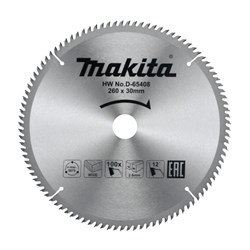 Пильный диск для дерева Makita D-65408 1566398 - фото 20688